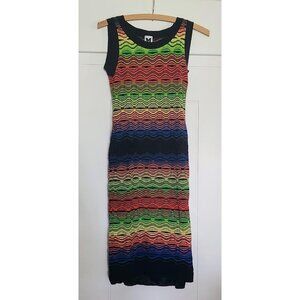 M by Missoni Multicolour Bodycon Tank Dress Size 8 US